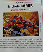 Michele CARER - Article de presse - Univers des Arts - t 2000