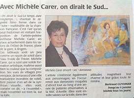 Michele CARER - Article de presse - Courrier de l'Ouest - 12/2007
