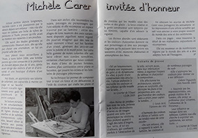 Michele CARER - Article de presse - Salon Thiais - 10/2006