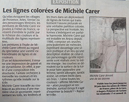 Michele CARER - Article de presse - Courrier de l'Ouest - 06/2005