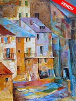Michele CARER - peintre - toile - Murs colors