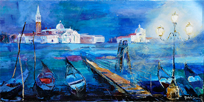 Michele CARER - peintre - toile - San Giorgio