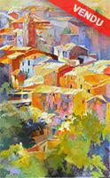 Michele CARER - peintre - toile - Lumire dore