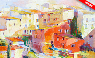 Michele CARER - peintre - toile - Souvenir d't