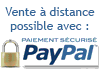 Vente  distance possible avec un achat Paypal
