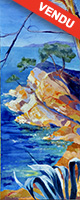 Michele CARER - peintre - toile - Mer, ciel, �tincelles