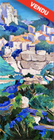 Michele CARER - peintre - toile - Pierres et roches �ternelles